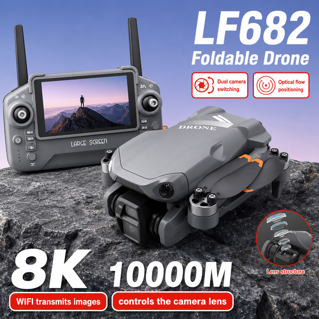 항공 사진 촬영 LF682 드론 8K HD 듀얼 카메라 - Drone Remote Controller Lanyard 리뷰 및 가격