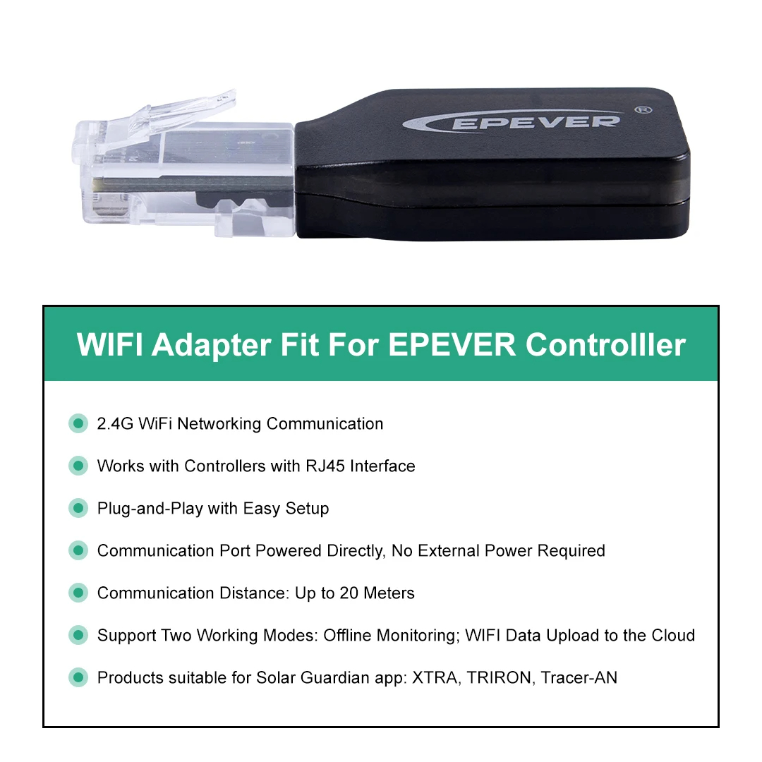 EPEVER WiFi 2.4G RJ45 D WIFI 박 - Drone Solar Charger 리뷰 및 가격