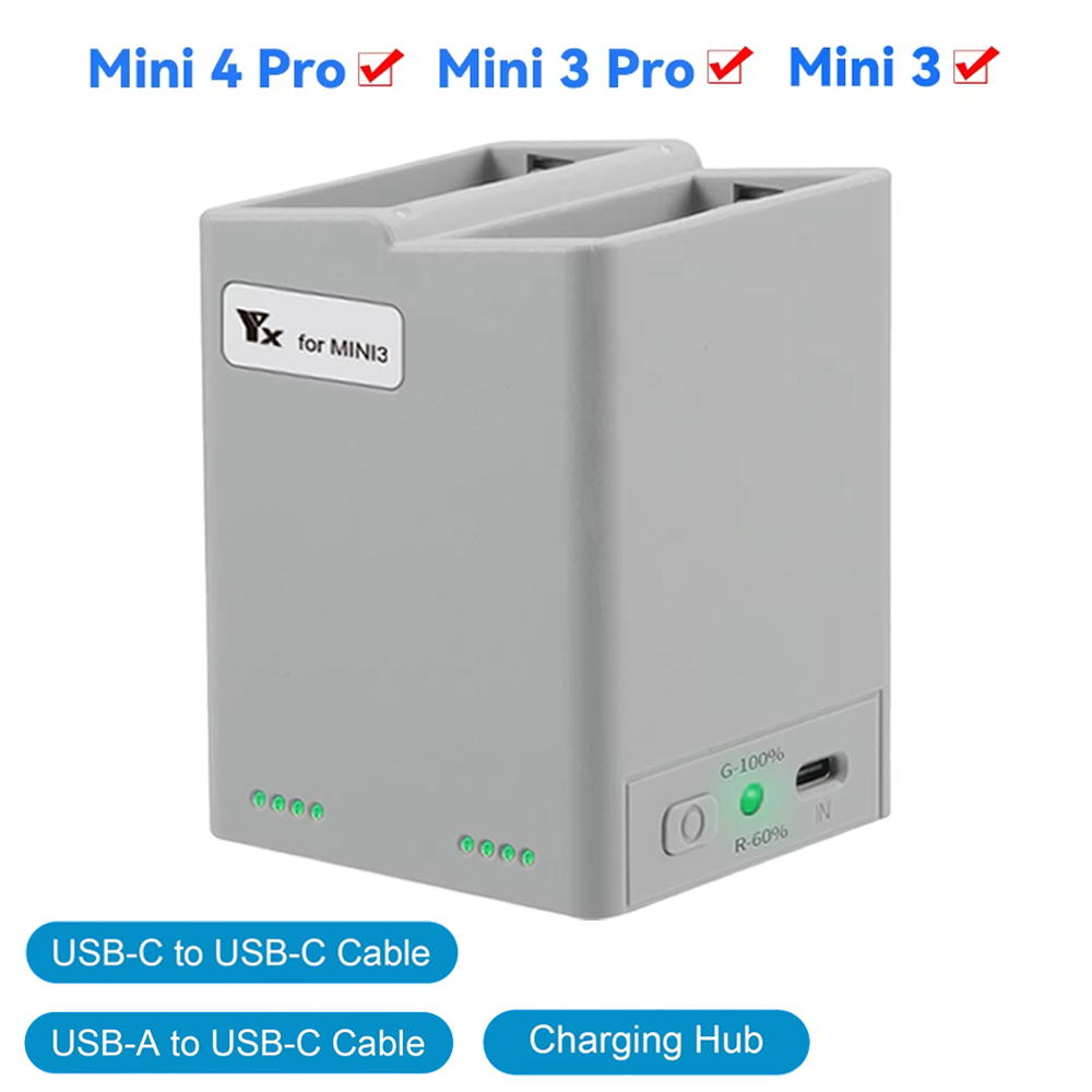 DJI Mini 3Pro/4Pro 배터리 용 Mini  - Drone Charging Hub 리뷰 및 가격