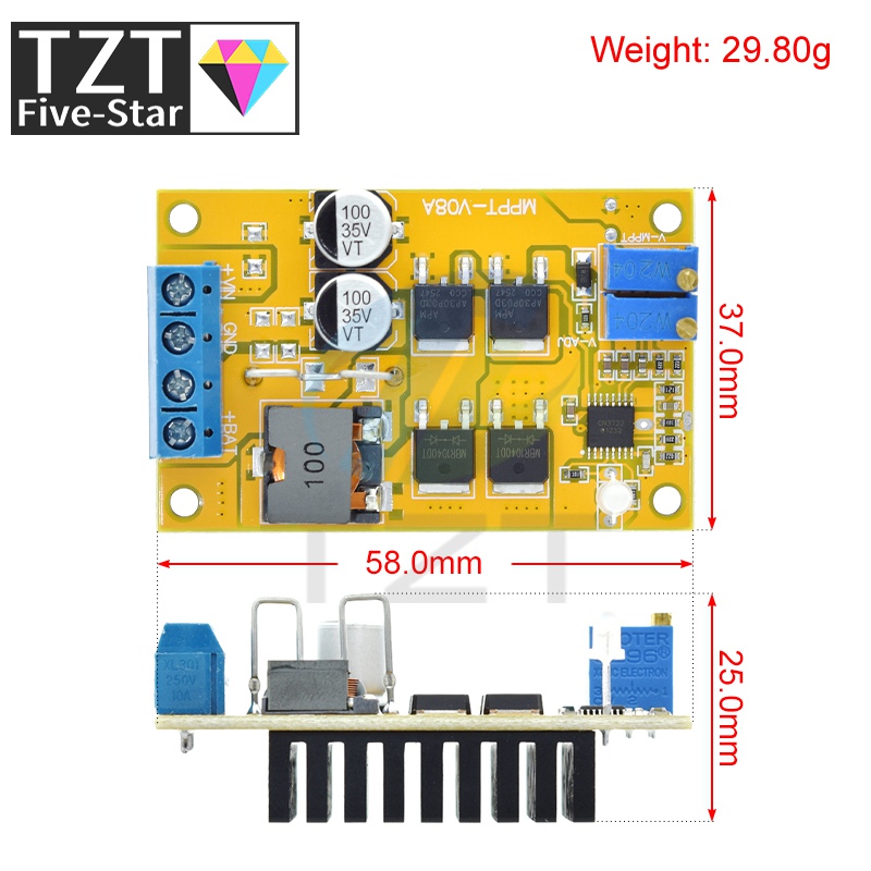 TZT 5A MPPT 솔라 패널 레귤레이터 컨트롤러 솔 - Drone Solar Charger 리뷰 및 가격